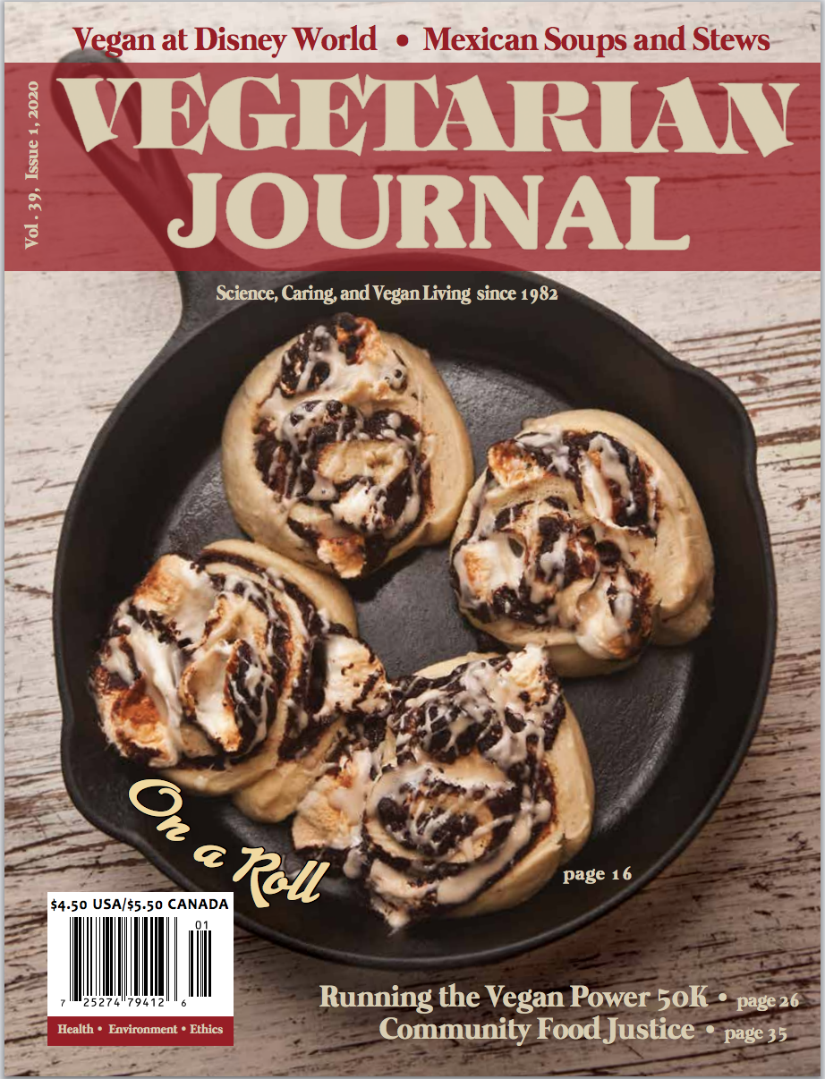 Vegetarian Journal 2020 issue 1 cover